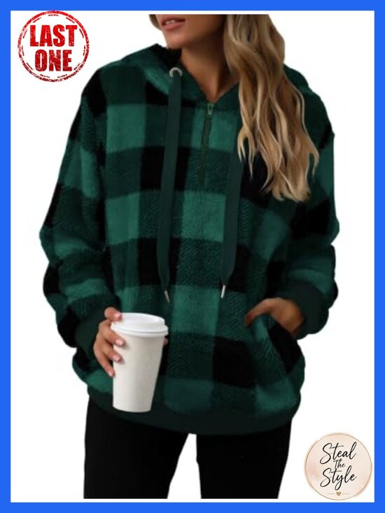 Other - Nirovien Womens Sherpa Pullover Oversized Fuzzy Hoodie Fleece Sweatshirt
